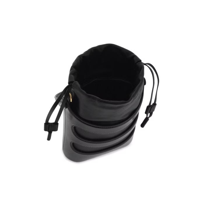 The Rise Mini Leather Bucket Bag
