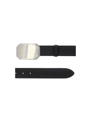 City Leather Belt-MIU MIU-JOHN JULIA