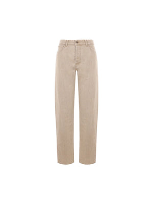 Straight-leg Denim Jeans-MIU MIU-JOHN JULIA