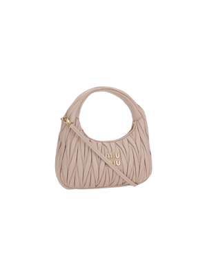 MIU MIU-Wander Matelassé Nappa Hobo Bag-JOHN JULIA