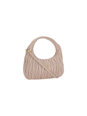 MIU MIU-Wander Matelassé Nappa Hobo Bag-JOHN JULIA