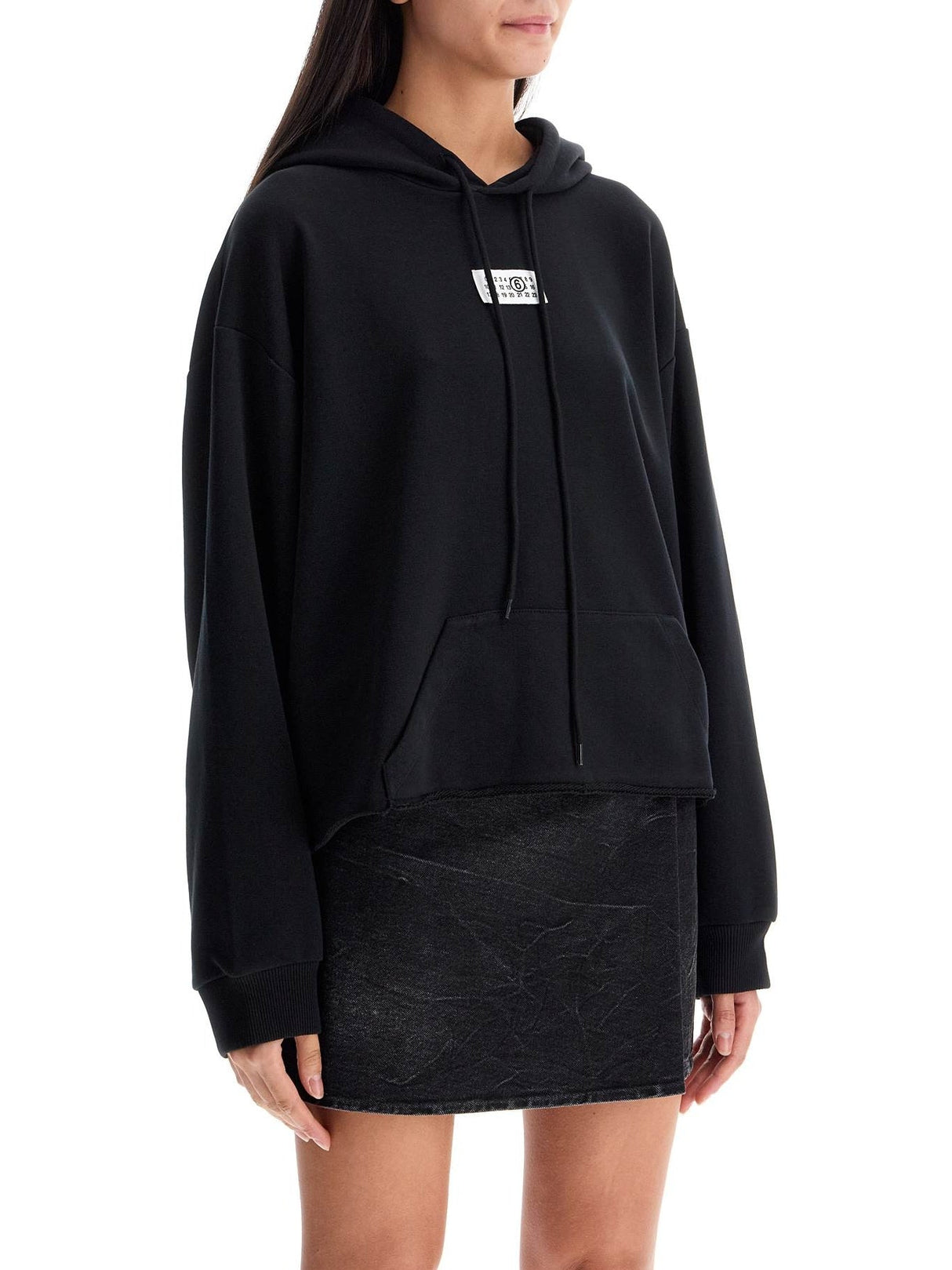 Boxy Hoodie With Hood