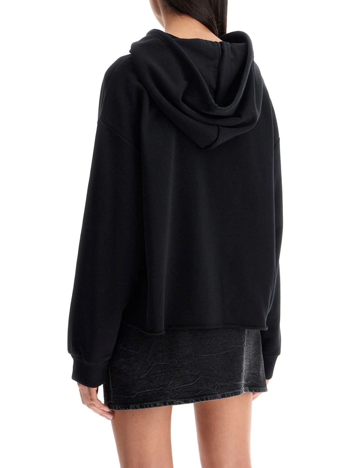 Boxy Hoodie With Hood