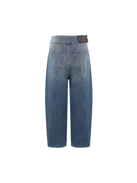 Baggy-fit Denim Jeans-MM6 MAISON MARGIELA-JOHN JULIA