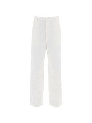 White Cotton Bull Pants MM6 MAISON MARGIELA JOHN JULIA.