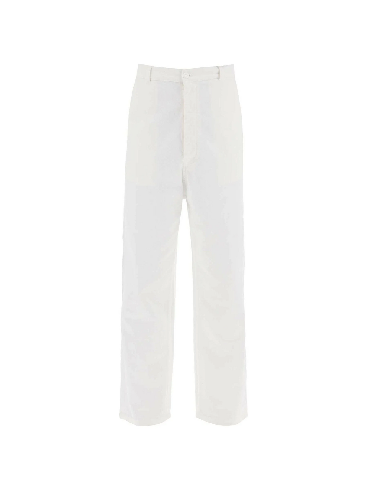 White Cotton Bull Pants MM6 MAISON MARGIELA JOHN JULIA.