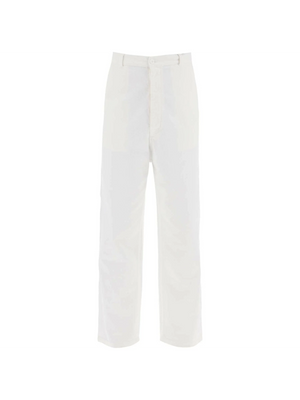 White Cotton Bull Pants MM6 MAISON MARGIELA JOHN JULIA.