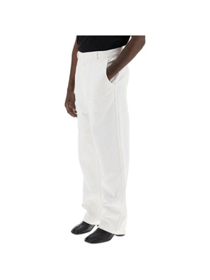 White Cotton Bull Pants MM6 MAISON MARGIELA JOHN JULIA.