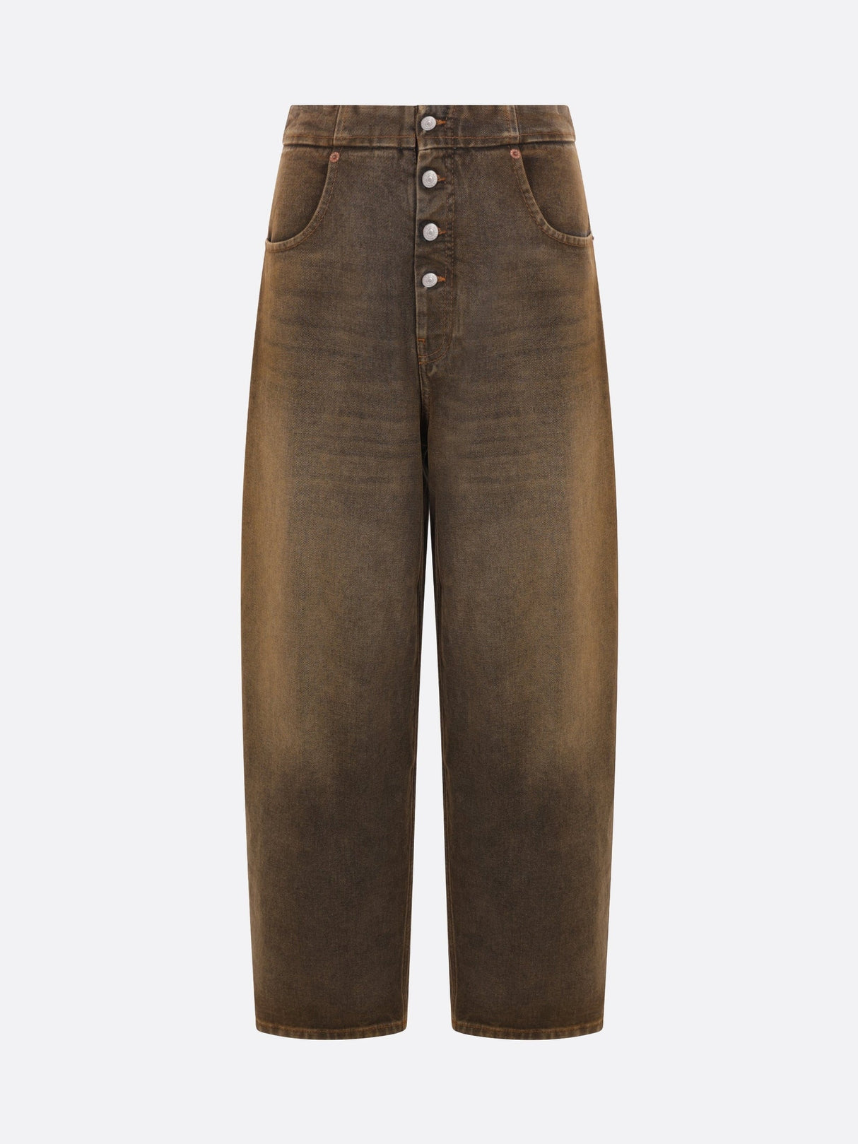 Cropped Denim Jeans-MM6 MAISON MARGIELA-JOHN JULIA