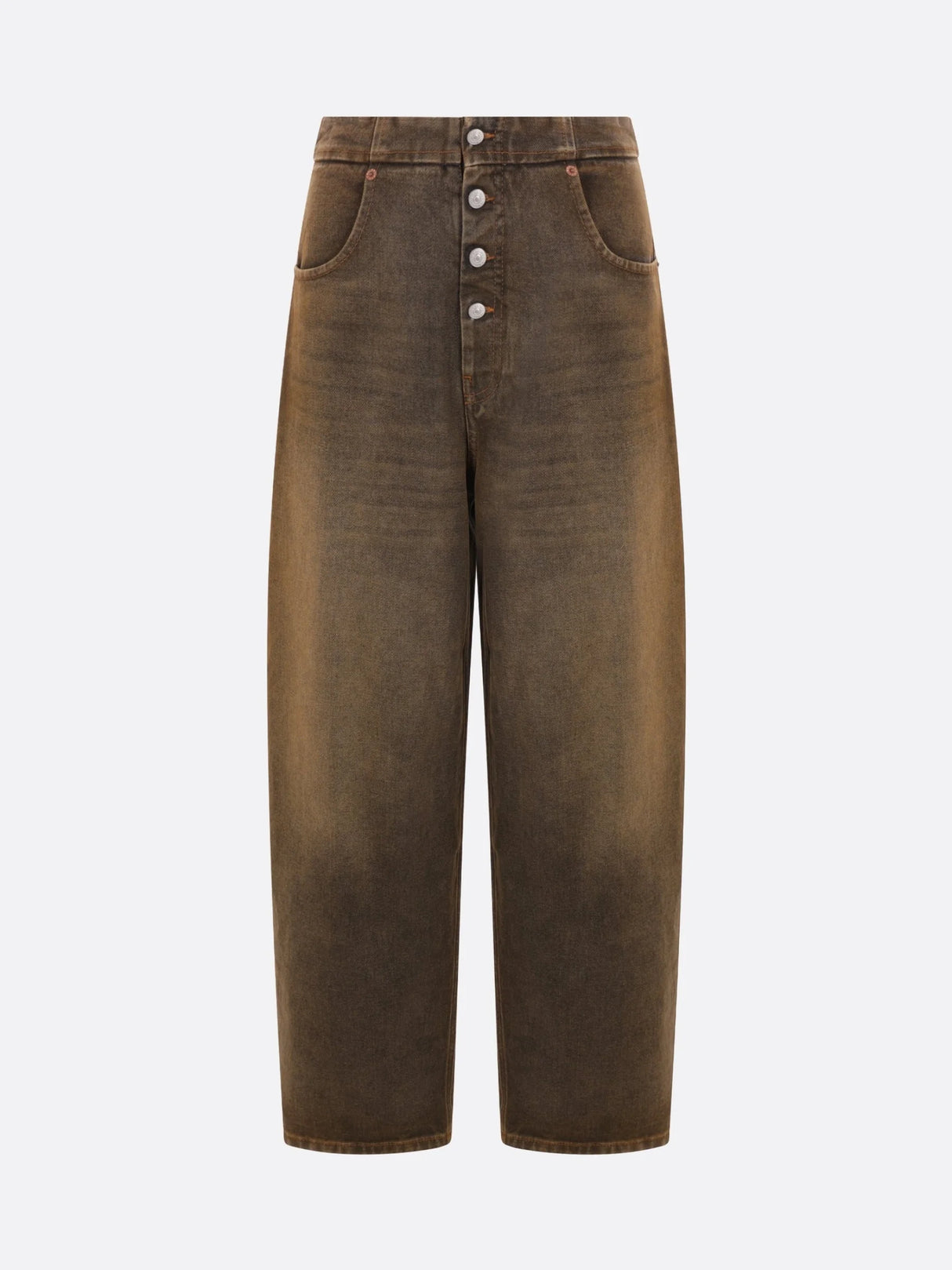 Cropped Denim Jeans-MM6 MAISON MARGIELA-JOHN JULIA