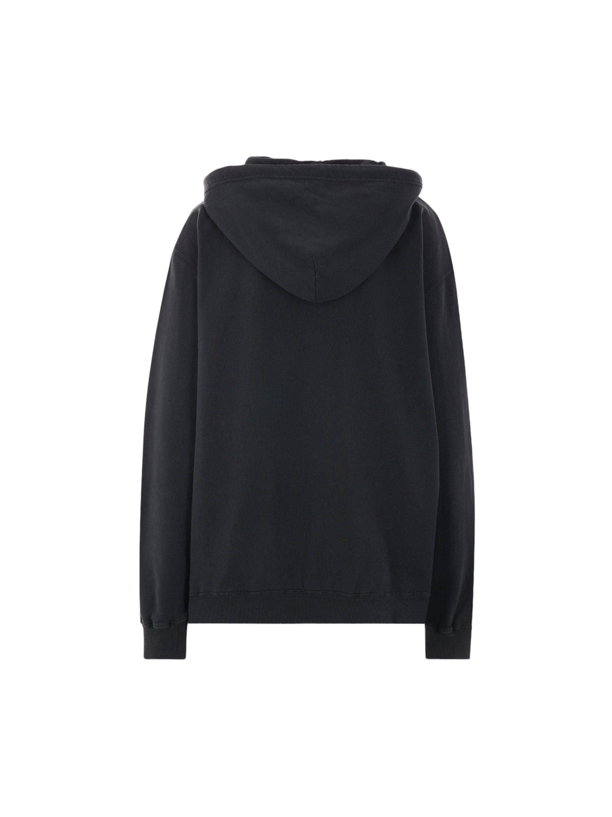 Jersey and Gabardine Oversize Hoodie-MM6 MAISON MARGIELA-JOHN JULIA