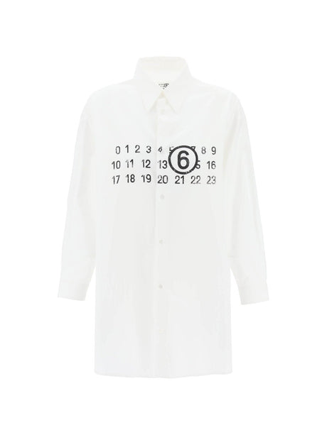 Numeric Logo Poplin Shirt Dress - XXXS - Women > Clothing > Dresses > Mini