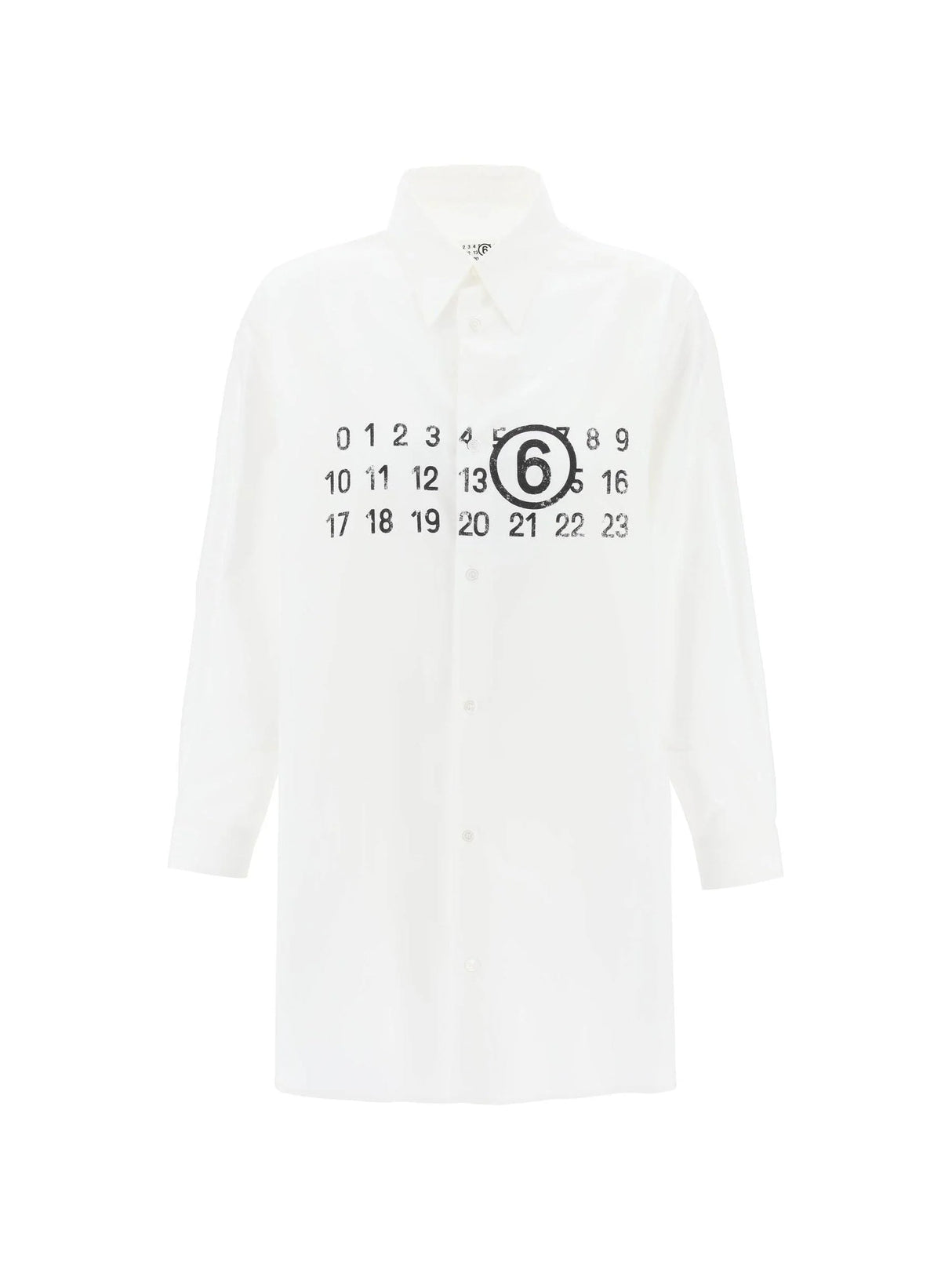 Numeric Logo Poplin Shirt Dress - XXXS - Women > Clothing > Dresses > Mini