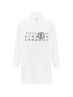 Numeric Logo Poplin Shirt Dress - XXXS - Women > Clothing > Dresses > Mini