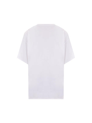 Numeric Signature Patch Cotton T-shirt-MM6 MAISON MARGIELA-JOHN JULIA