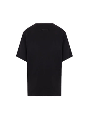 Numeric Signature Patch Cotton T-shirt-MM6 MAISON MARGIELA-JOHN JULIA