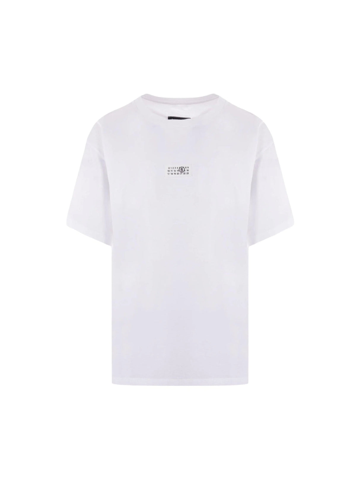 MM6 MAISON MARGIELA-Numeric Signature Patch Cotton T-shirt-JOHN JULIA