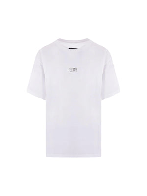 MM6 MAISON MARGIELA-Numeric Signature Patch Cotton T-shirt-JOHN JULIA