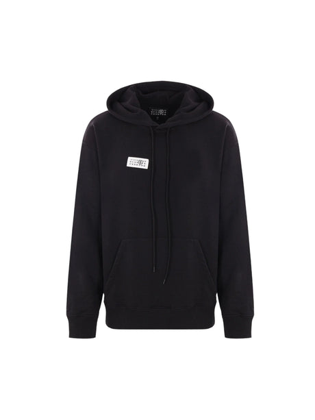 Numeric Signature Patch Jersey Hoodie-MM6 MAISON MARGIELA-JOHN JULIA