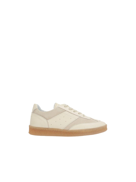 Smooth Leather Suede Sneakers-MM6 Maison Margiela-JOHN JULIA