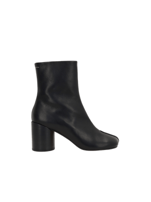 Stitch-Out Leather Ankle Boots-MM6 MAISON MARGIELA-JOHN JULIA