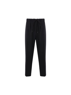 Straight-Leg Wool Trousers-MM6 Maison Margiela-JOHN JULIA