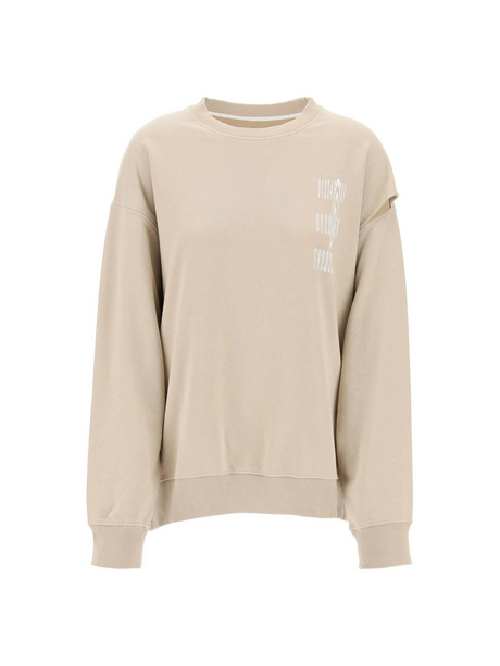 Unbrushed Jersey Crewneck Sweatshirt.