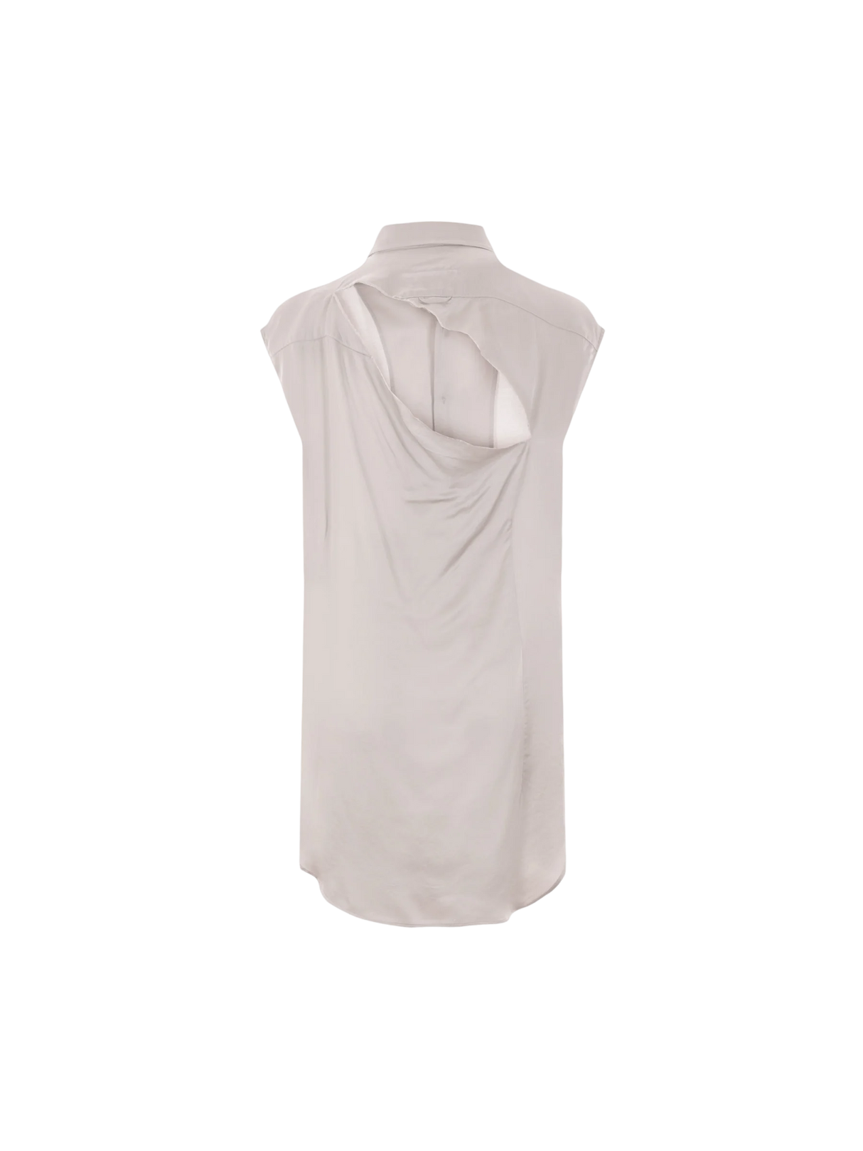 Viscose Sleeveless Shirt-MM6 MAISON MARGIELA-JOHN JULIA