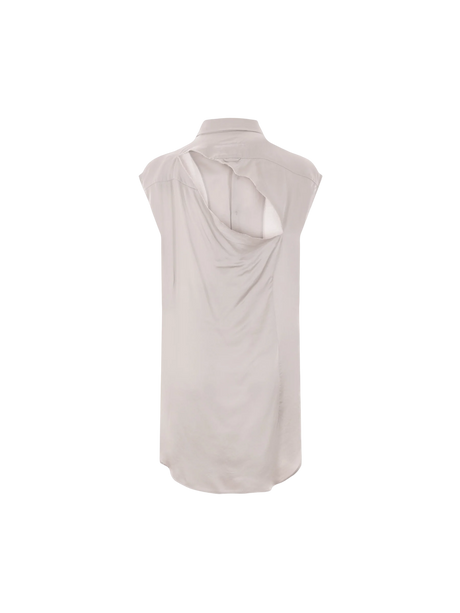 Viscose Sleeveless Shirt-MM6 MAISON MARGIELA-JOHN JULIA