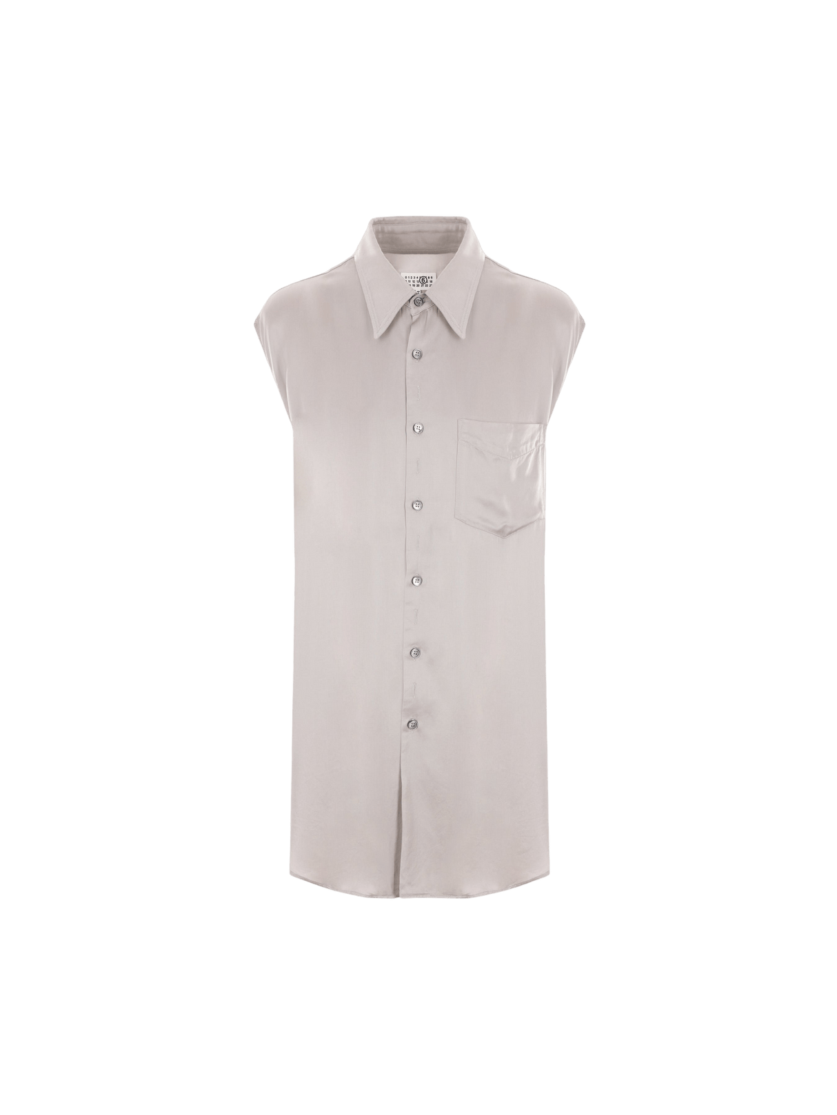 Viscose Sleeveless Shirt-MM6 MAISON MARGIELA-JOHN JULIA