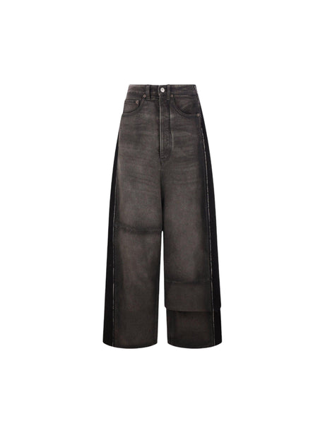 MM6 MAISON MARGIELA-Wide-Leg Denim Jeans-JOHN JULIA