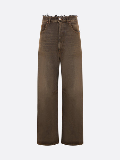 Wide-Leg Denim Jeans-MM6 MAISON MARGIELA-JOHN JULIA