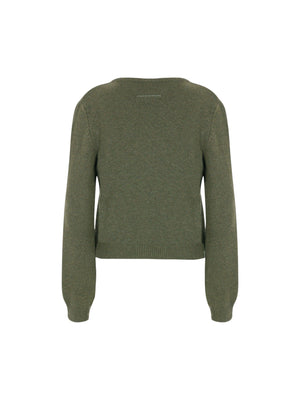 Wool Blend Pullover-MM6 MAISON MARGIELA-JOHN JULIA