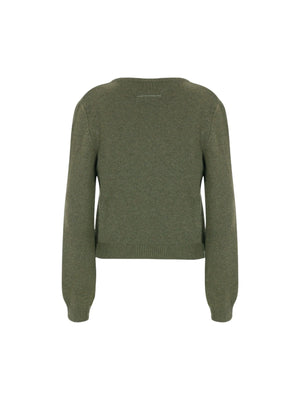 Wool Blend Pullover-MM6 MAISON MARGIELA-JOHN JULIA