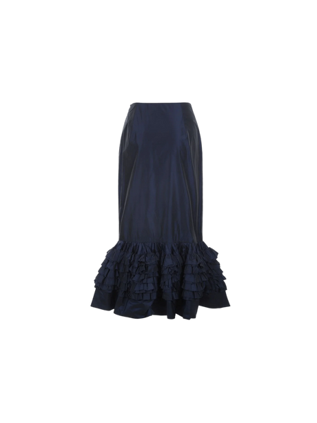 Taffeta Midi Skirt-MOLLY GODDARD-JOHN JULIA