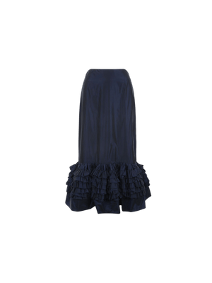 Taffeta Midi Skirt-MOLLY GODDARD-JOHN JULIA