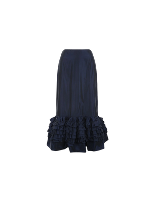 Taffeta Midi Skirt-MOLLY GODDARD-JOHN JULIA