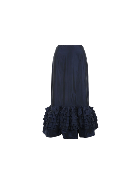 Taffeta Midi Skirt-MOLLY GODDARD-JOHN JULIA