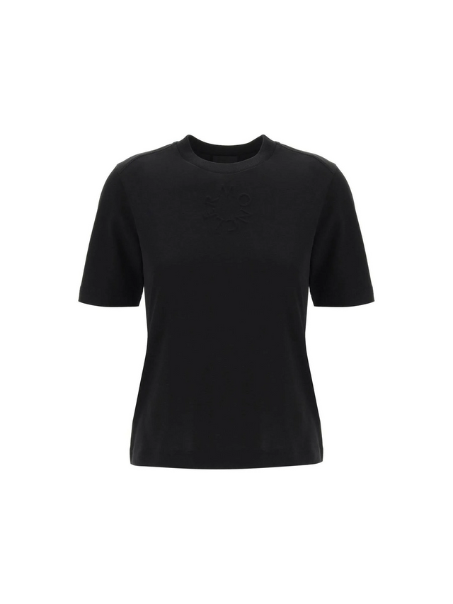 Embossed Logo Cotton T-Shirt.