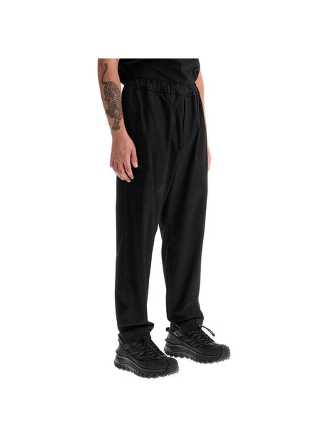 Gabardine Tapered Joggers-Moncler-JOHN JULIA