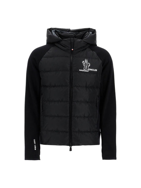 MONCLER GRENOBLE-Hybrid Hoodie With Power Stretch Pro-JOHN JULIA