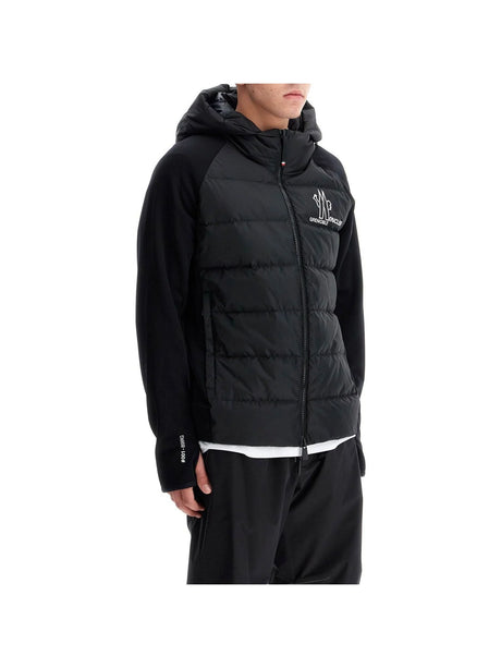 MONCLER GRENOBLE-Hybrid Hoodie With Power Stretch Pro-JOHN JULIA