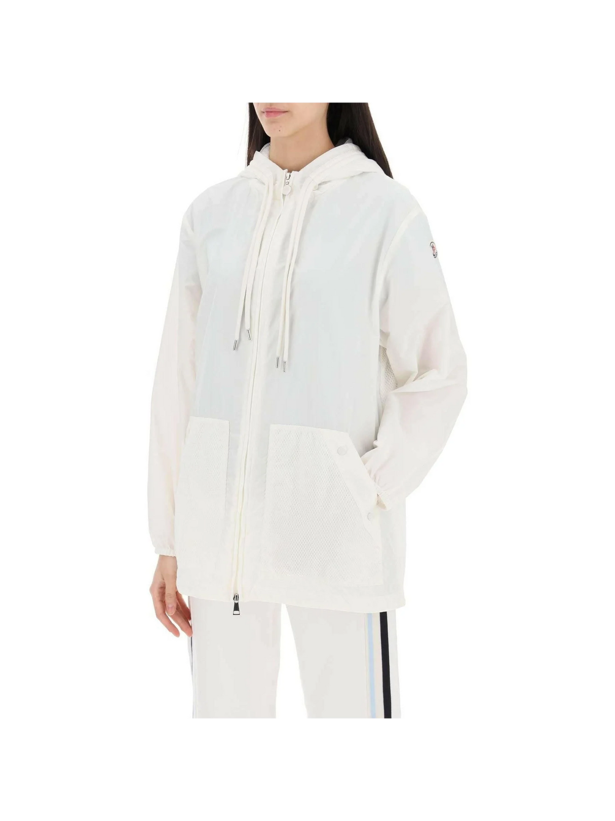 White Iole Parka MONCLER JOHN JULIA.