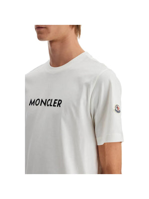 MONCLER-Organic Cotton Logo T-Shirt-JOHN JULIA