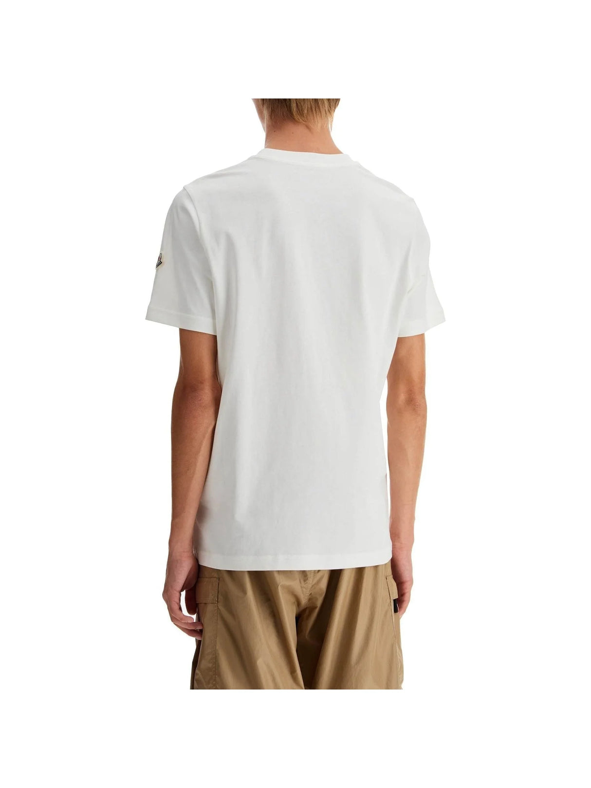 MONCLER-Organic Cotton Logo T-Shirt-JOHN JULIA