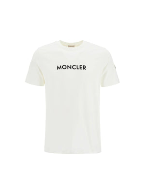 MONCLER-Organic Cotton Logo T-Shirt-JOHN JULIA