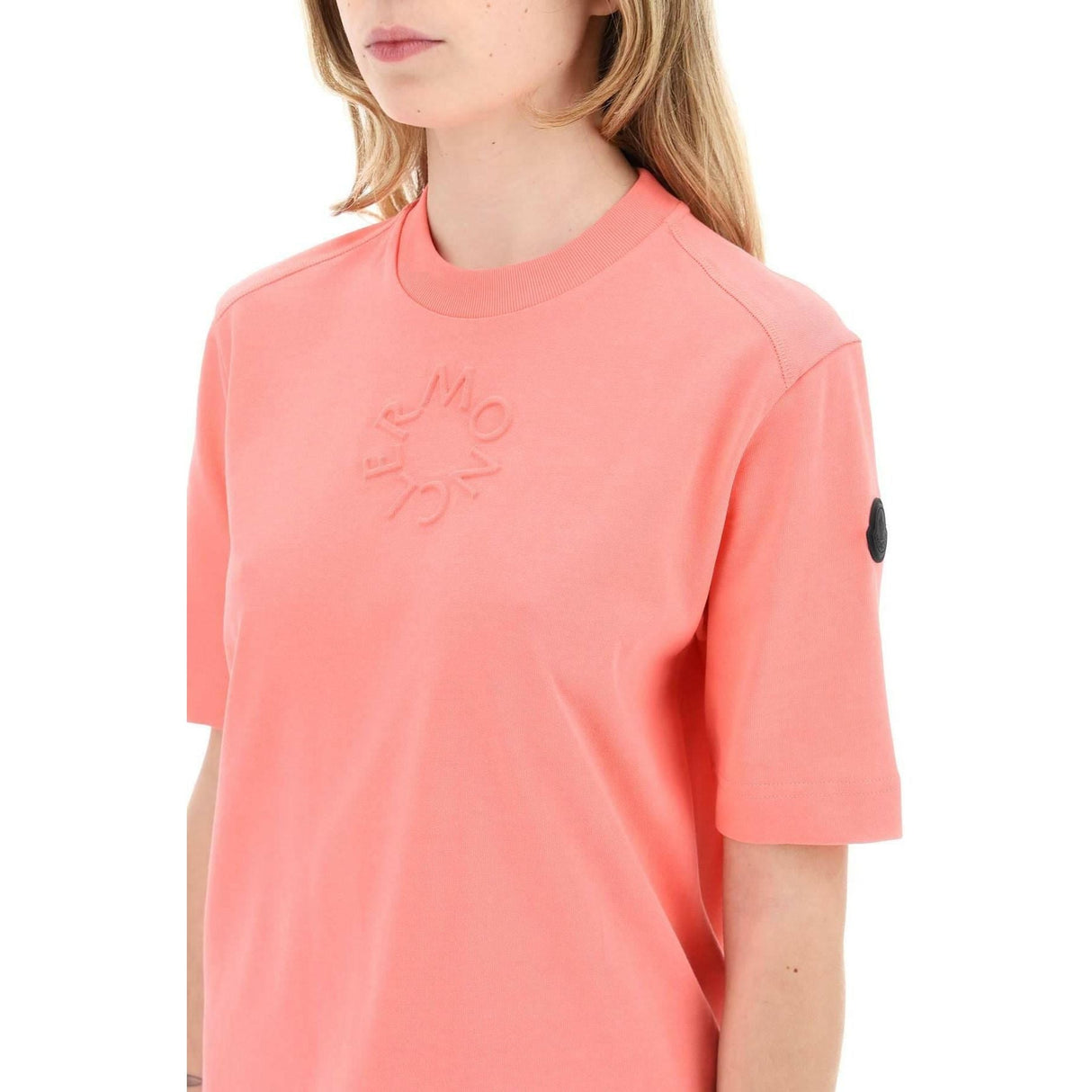 Pink Cotton T-Shirt MONCLER JOHN JULIA.