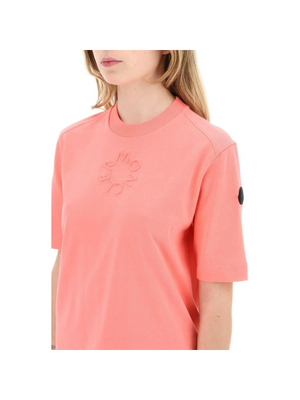 Pink Cotton T-Shirt MONCLER JOHN JULIA.