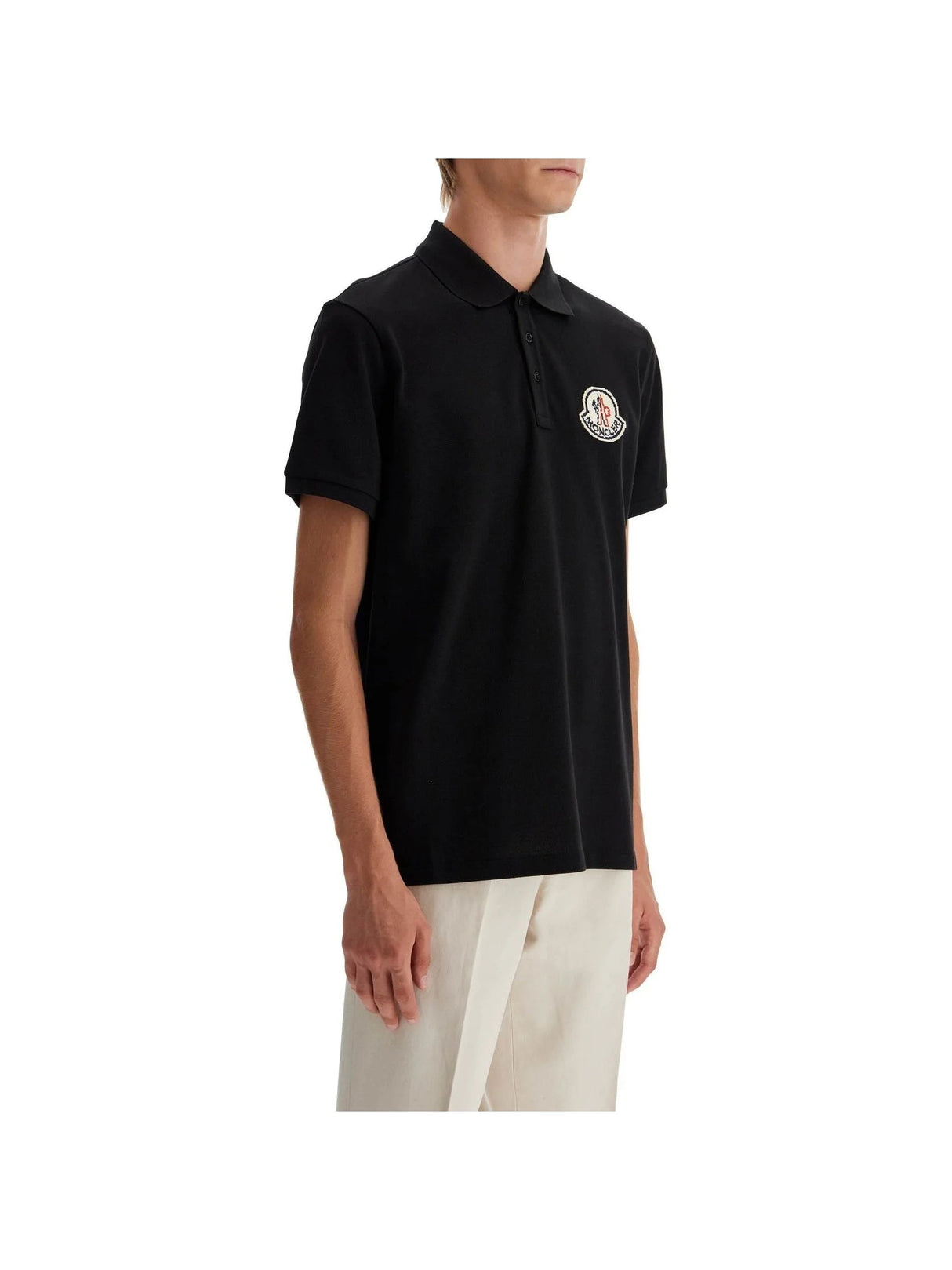 Pixel Effect Logo Polo Shirt