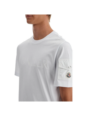 MONCLER-Pocket T Shirt With Six -JOHN JULIA.